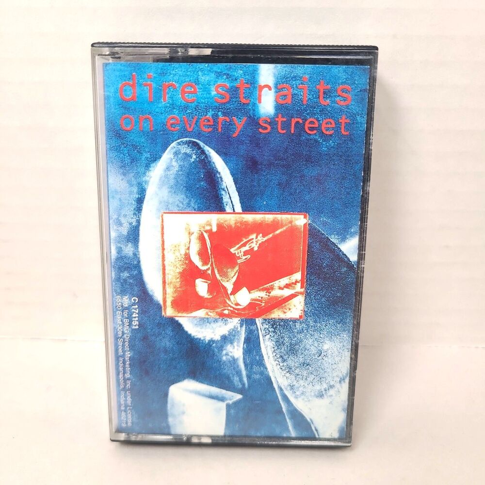 Dire Straits ‎On Every Street Cassette Tape Classic Rock 1991 BMG